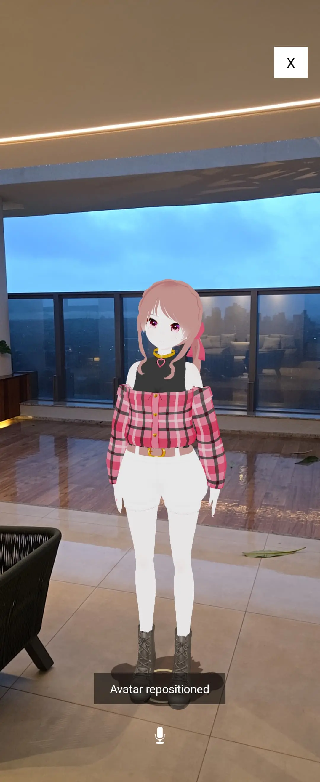 AikoMate live companion interaction screen